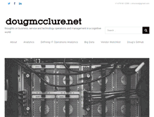 Tablet Screenshot of dougmcclure.net